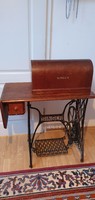 Eredeti antik SINGER varrógép múzeális 1865
