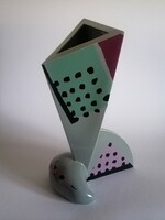 Heide Warlamis posztmodern/pop-art váza, 1980-as évek