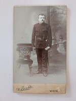 Antique soldier photo michael baschta vienna old photo