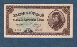 One hundred million pengő 1946 100000000