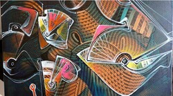 Simeon Gonzales – Pillangók születése-90x65 cm