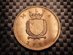 Málta 25 cent, 1998