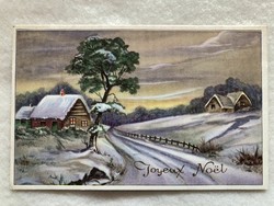 Antik, régi Karácsonyi képeslap                                  -5.