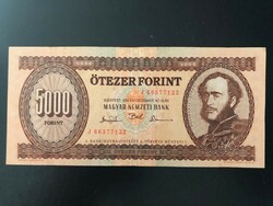 5000 forint 1993.  VF!!  "J". NAGYON SZÉP!!