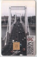 Hungarian telephone card 0440 1995 Elizabeth Bridge gem 1 98,000 Pieces