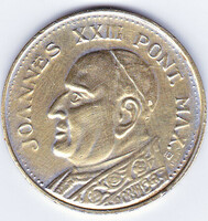XIII. János pápa  bronz medál