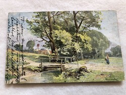 Antik hosszúcímzéses képeslap - 1904                                          -3.