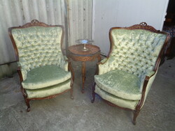 Barokk fotelek párban