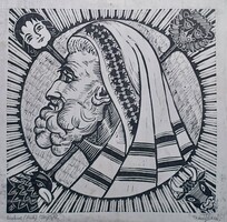 Tavaszy Noémi kiállítás plakát - Ezekiel nyomattal (69x48 cm)