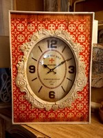 New! Mauro Ferretti wall clock with a baroque atmosphere 58x42 cm