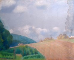Pasztell tájkép, Tunyogi Szűcs Sándor (52x42 cm)