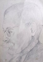 Férfi portré - ceruzarajz (30x21 cm)
