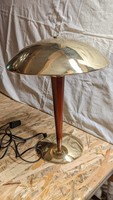 Golden mushroom lamp
