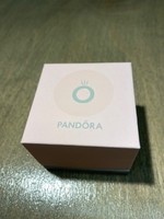 Pandora ring/charm box (pink-grey)
