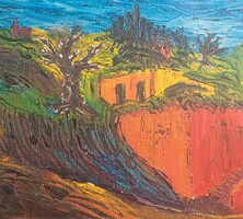 Naples - oil painting (30x26 cm)