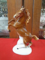 German, Germany Grafenthal branching paripa, horse porcelain figure. 21 Cm.