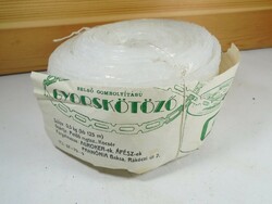 Retro régi műanyag gyorskötöző Petőfi Mgtsz. Kocsér Agroker ÁFÉSZ Pannónia Baksa - kb.1970-es évek