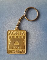 Agria Butorgyár Eger * BUÉK 1985 kulcstartó