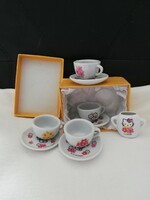 Hello Kitty mesemintás porcelán babakészlet, babaházdekoráció