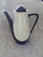 Pingvin hóllóhaza, hóllóhaza porcelain teapot, spout, with defective roof for replacement