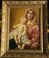 Kunffy Lajos (1869-1962) : Mária a Gyermekkel