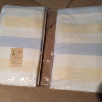 2 Garn. Damask linen covers 2 pillows, 2 duvet covers, unused