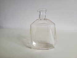 Régi Zwack üveg szögletes palack