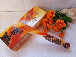 Premium quality chandan incense in a hexa box, 20 sticks - darshan
