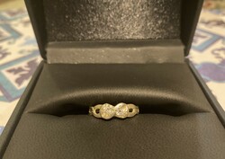 Ezüst női gyűrű jelzett 925