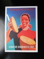 He fights for more bread and a better life... Political poster, György Konecsni