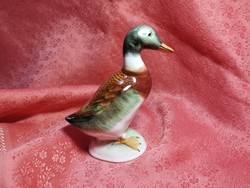 Porcelain duck, nipp (Herendi?)