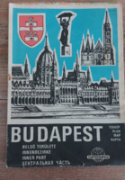 Budapest inner area map - cartography 1979. Edition