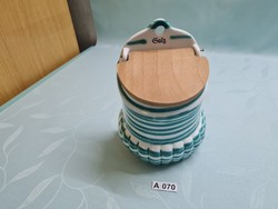A070 gundner austria ceramic salt shaker 25x16 cm