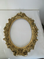 Old, angelic, oval mirror or picture frame. Negotiable!