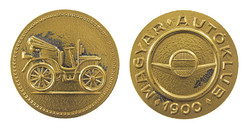 Top victory: Hungarian Automobile Club Oldsmobile commemorative medal