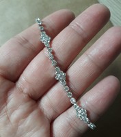 Bracelet with brilliant gemstones (19.5 cm)