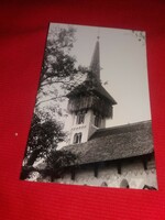 Retro photo 1983. Viii. 21 Csaroda Reformed Church in excellent condition