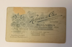Rég antik reklám kártyalap