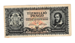 1945 - Tízmillió  Pengő  bankjegy - O238