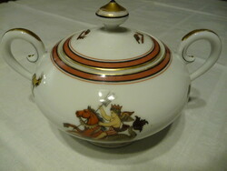 Antique patterned sugar bowl