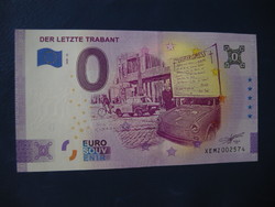 Germany 0 euro 2020 is the last Trabant! Ouch! Rare commemorative coin!