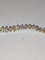 III. Worth collecting! Aurora borealis silver bracelet 16.5cm