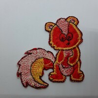 Squirrel sew-on, clothes patch, sewable, ironable clothing decoration