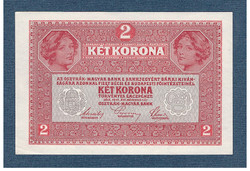 2 Korona 1917 Deutschösterreich bélyegzés aUNC