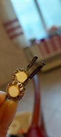 Antique old badges brooch, 2 pcs in one, cheap