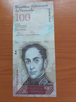 Venezuela 100 Bolivares 2012