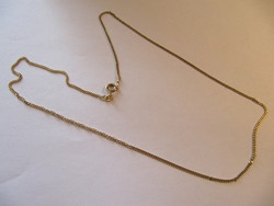 14 Carat (585 fbm) 3.03 gr flawless gold necklace chain 45cm long