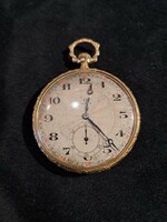 Omega pocket watch 14 carat gold diameter: 4.5 cm