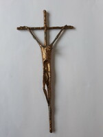 Erwin Huber bronze crucifix, 1983.