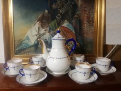 BIEDER  6 személyes TEÁS KÉSZLET - a klasszikus kék-fehér- Art@Decoration